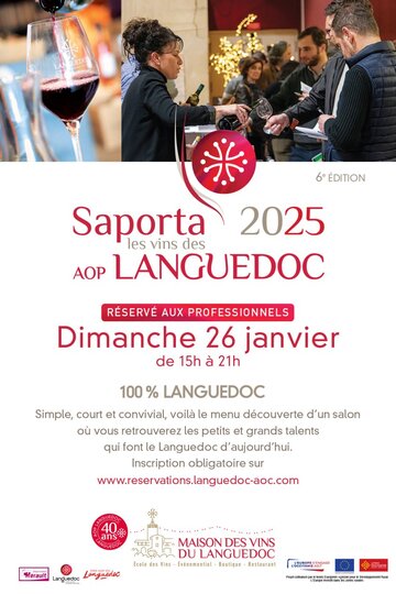 Salon Saporta 2025 : Les AOC du Languedoc à l'honneur