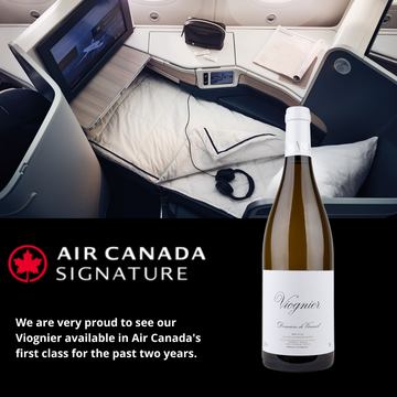 Viranel Viognier s'envole avec Air Canada